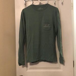 green vineyard vines long sleeve shirt